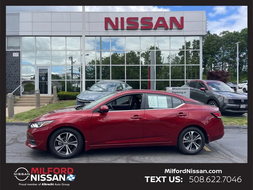 Certified 2023 Nissan Sentra SV with VIN 3N1AB8CV0PY222934 for sale in Milford, MA