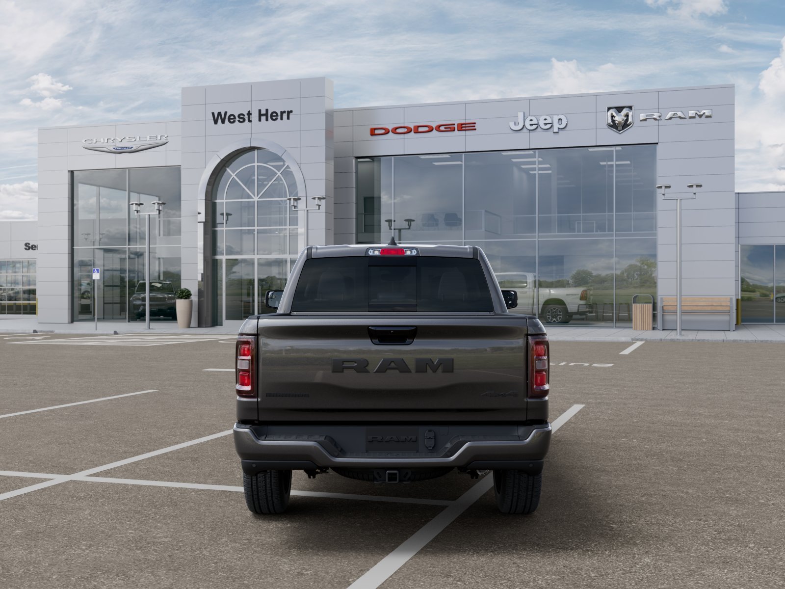 New 2026 Granite Crystal Metallic Clearcoat RAM Big Horn image 7