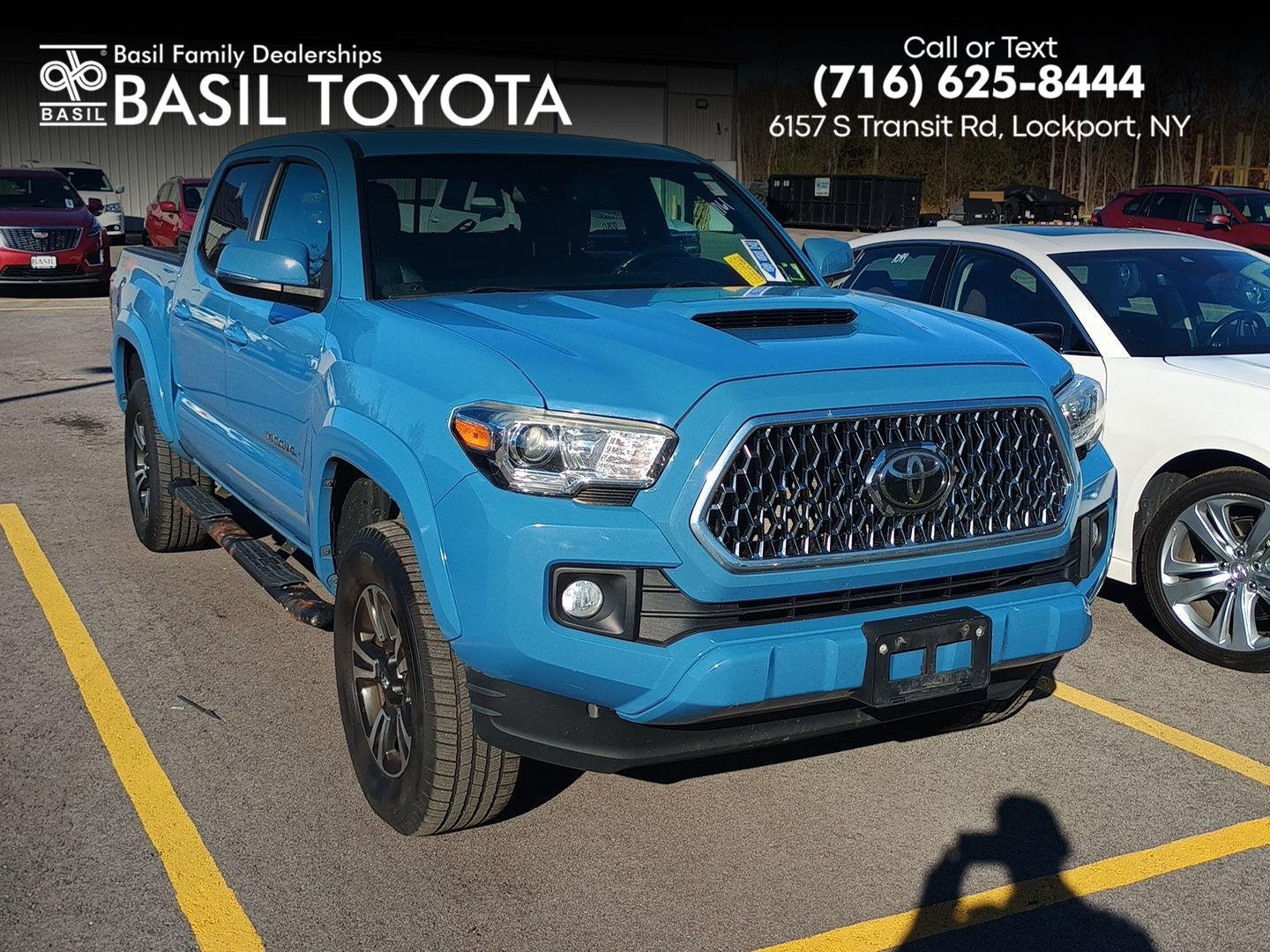 Used 2019 Cavalry Blue Toyota TRD Sport image 1