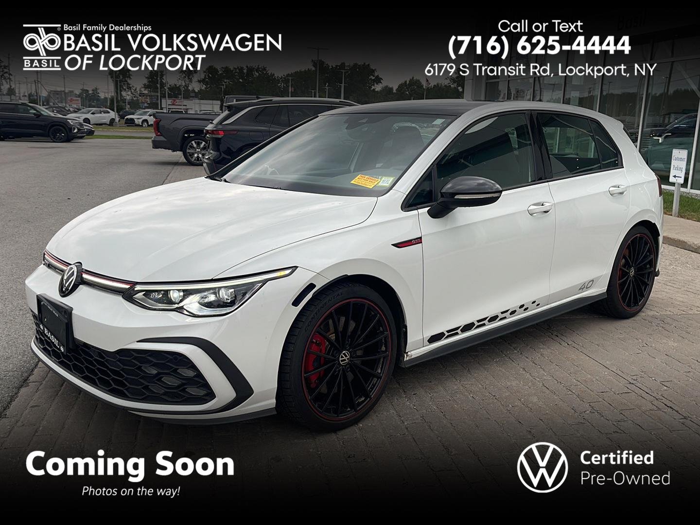 Used 2023 Opal White w/Black Roof Volkswagen 40th Anniversary Edition image 1