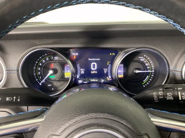 Used 2022 White Jeep Unlimited Rubicon 4xe image 25