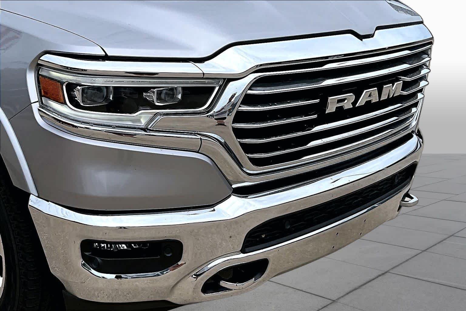 Used 2022 Billet Silver Metallic Clearcoat Ram Longhorn image 28