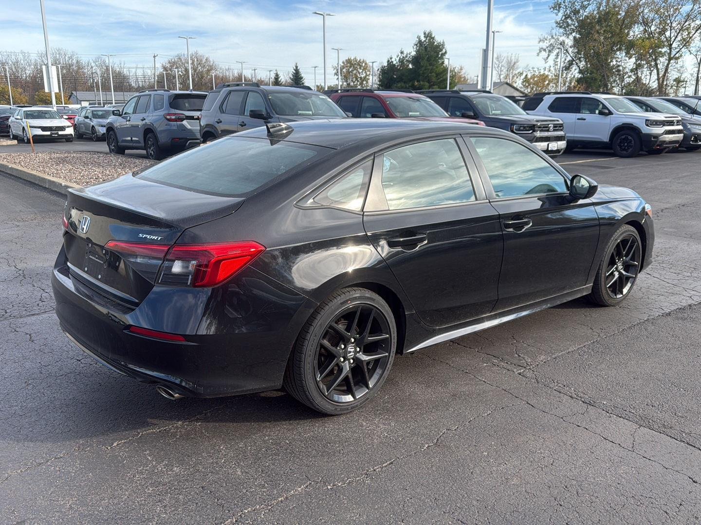 Used 2024 Crystal Black Pearl Honda Sport image 6