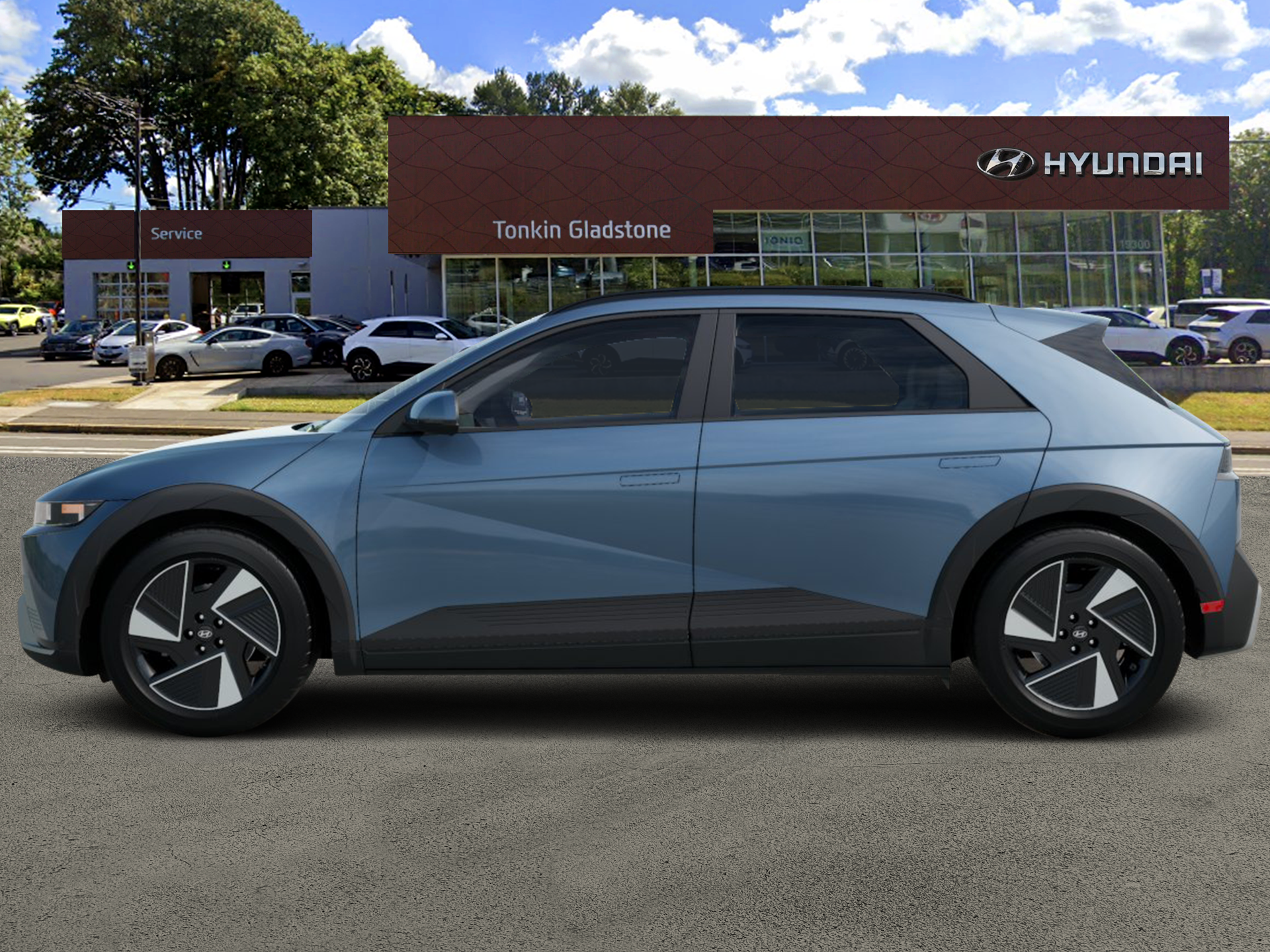 New 2027 Blue Hyundai SEL image 3