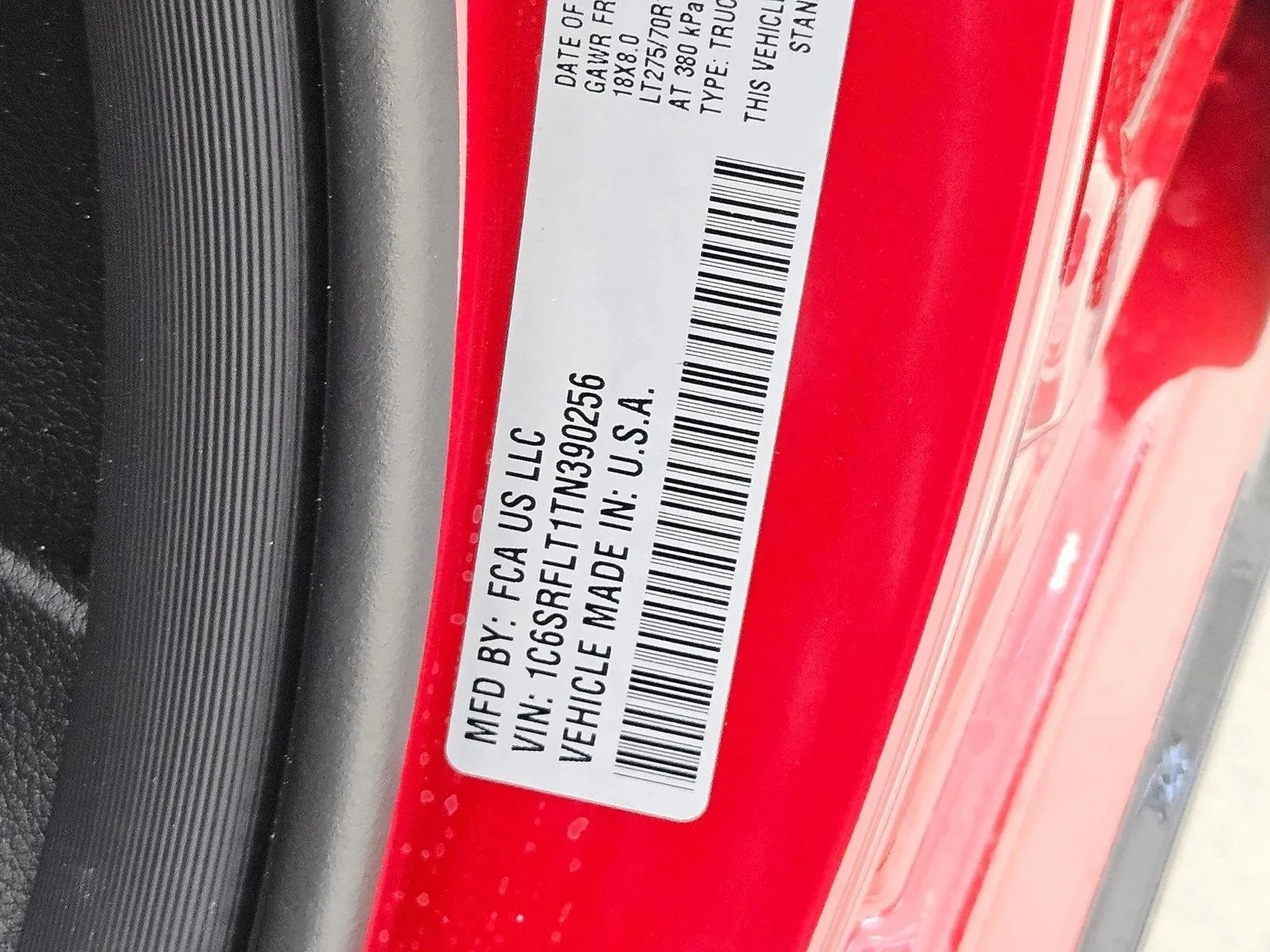 New 2026 Molten Red Pearl-Coat Exterior Paint RAM Rebel image 14