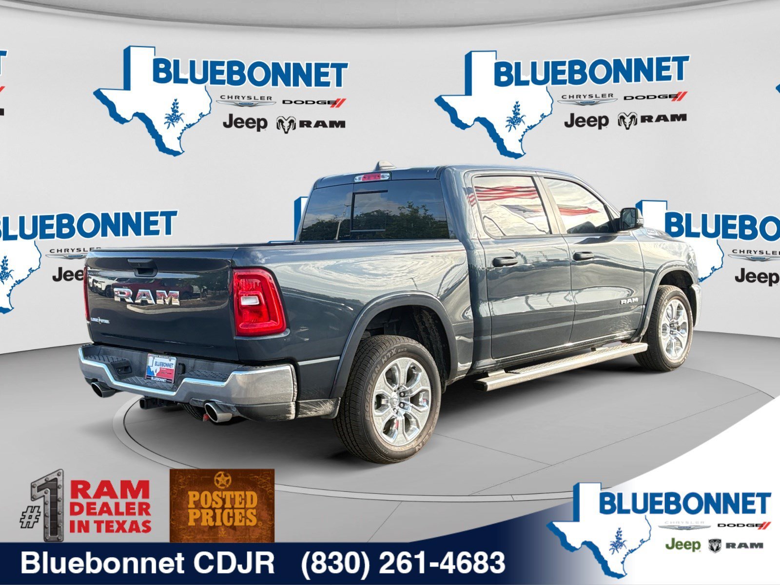 New 2026 Forged Blue Metallic Exterior Paint RAM Lone Star image 5