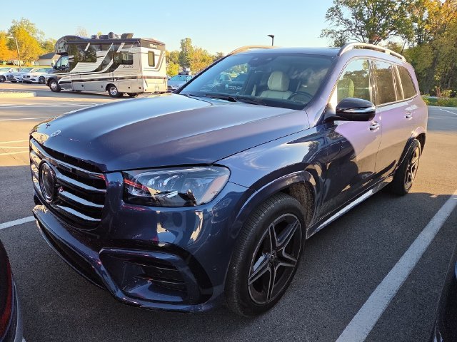 Certified Used 2024 Blue Mercedes-Benz GLS 450 image 2