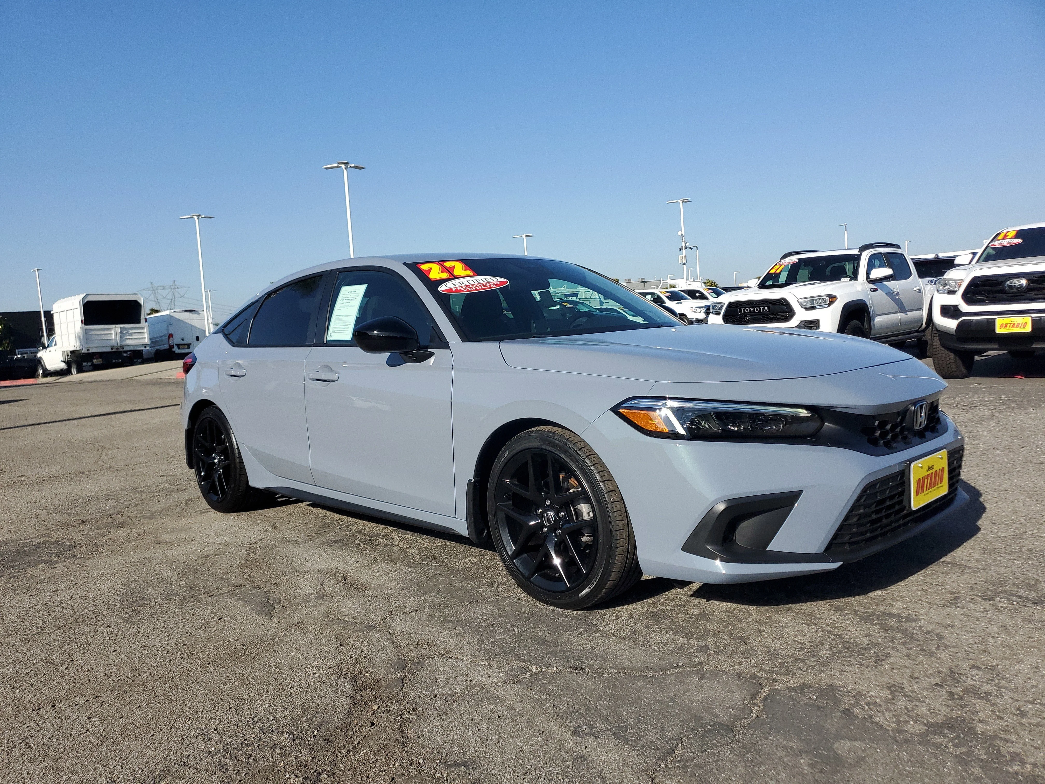 Certified Used 2022 Gray Honda Sport image 29