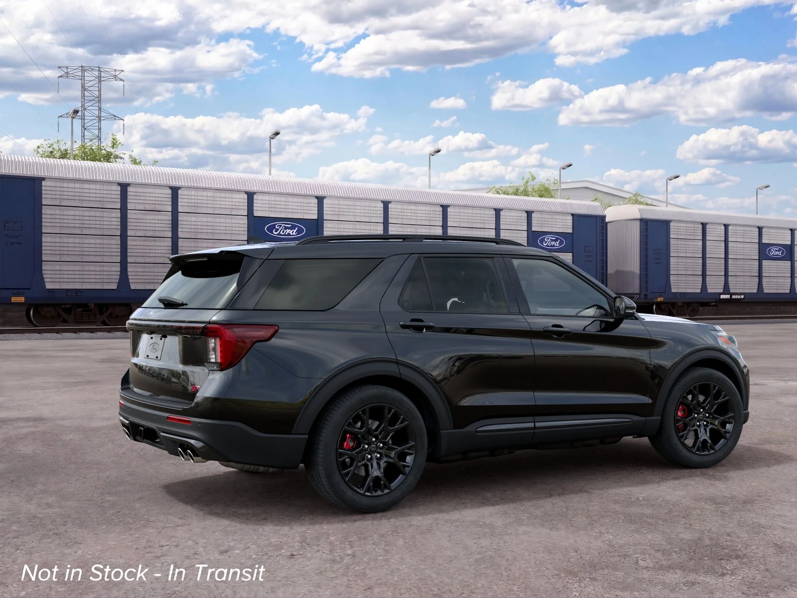 New 2027 Agate Black Metallic Ford ST image 6