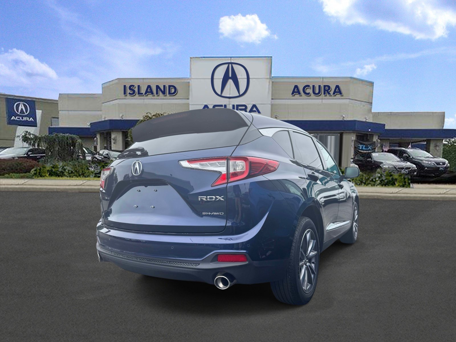 Certified Used 2021 Fathom Blue Pearl Acura SH-AWD with Technology Package image 5