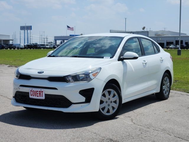 Used 2021 White Kia LX image 1