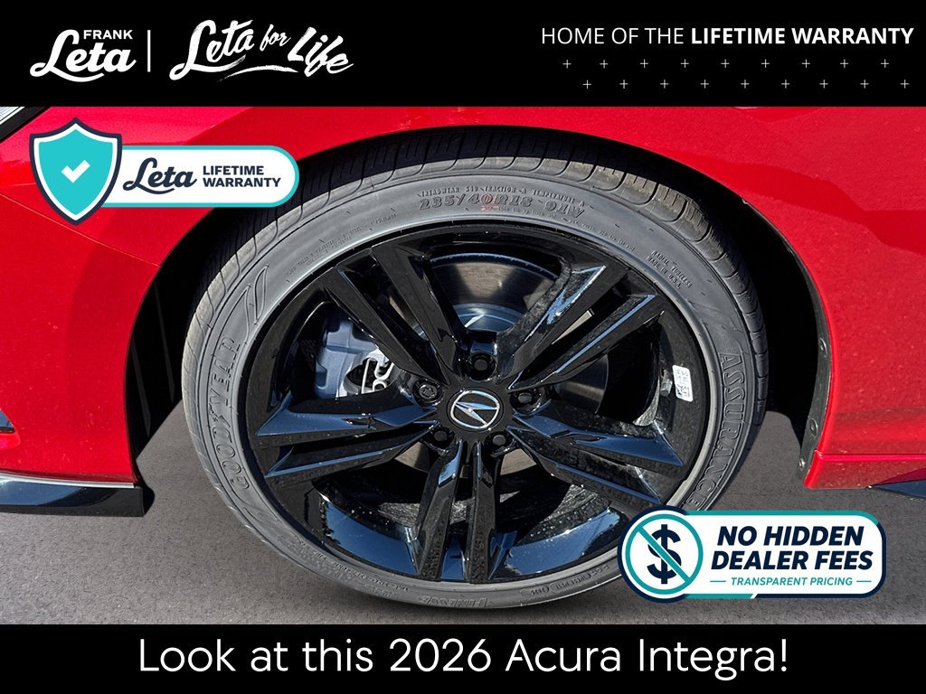 New 2026 Performance Red Pearl Acura w/A-Spec Technology Package image 8
