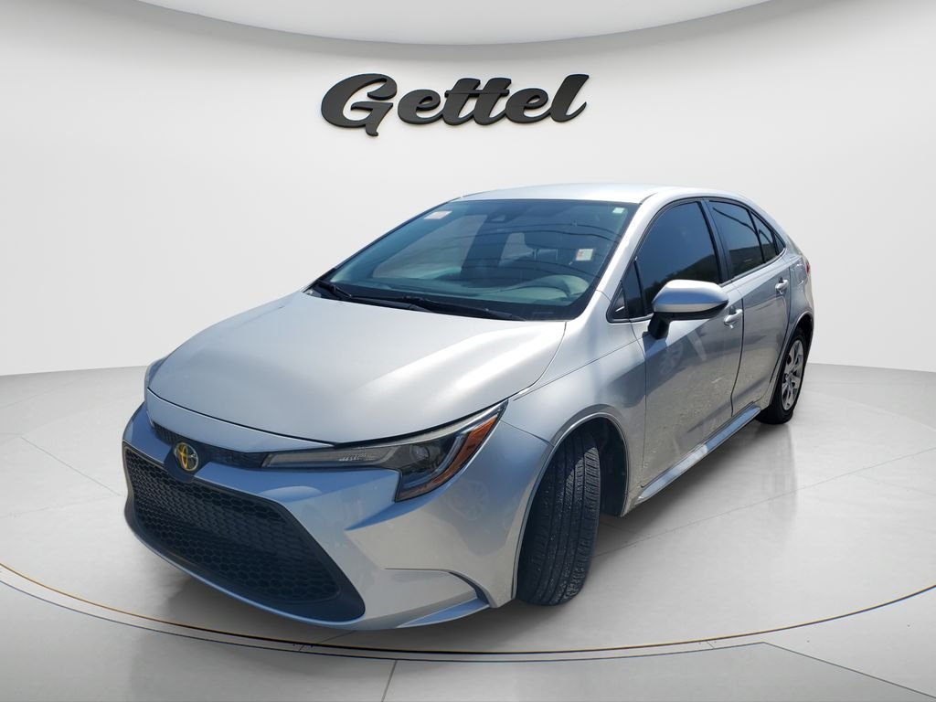 Used 2021 Silver Toyota LE image 1
