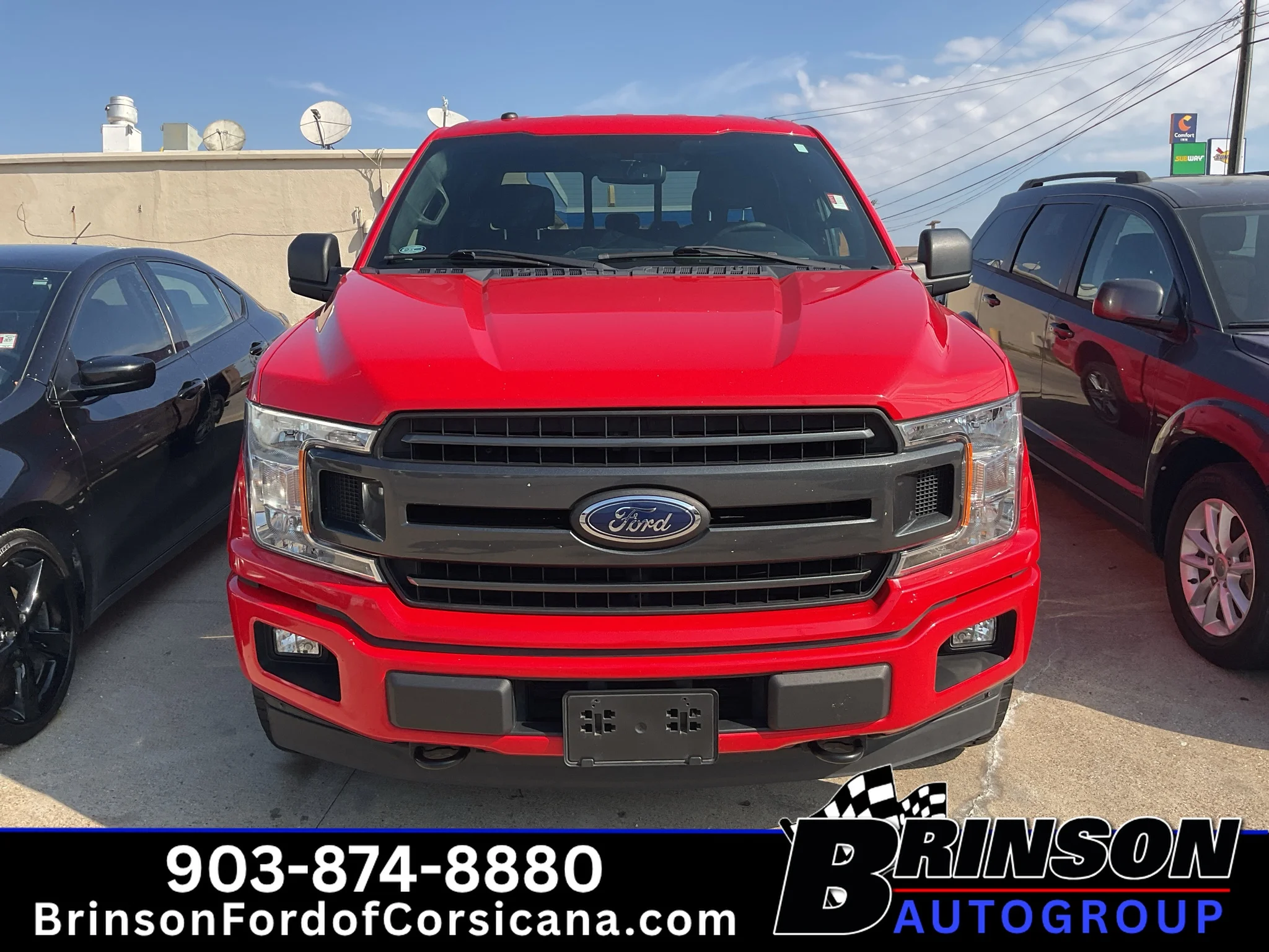 Used 2018 Race Red Ford XLT image 2