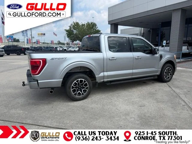 Used 2023 Iconic Silver Metallic Ford XLT image 3