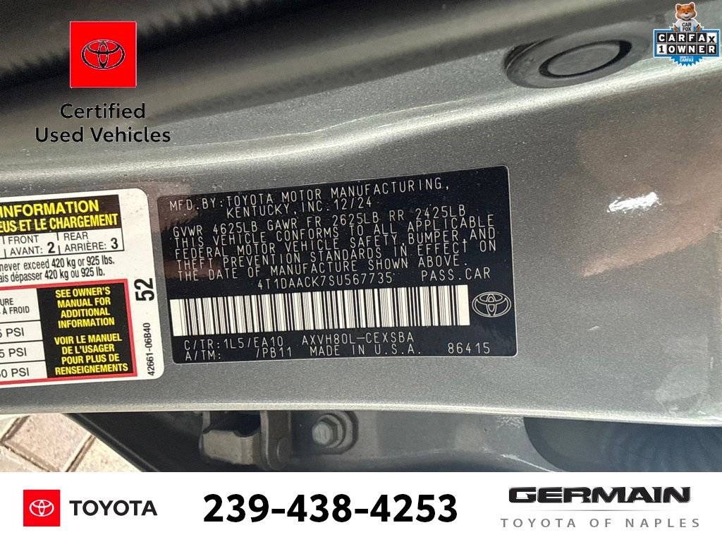 Certified Used 2025 Gray Toyota SE image 23