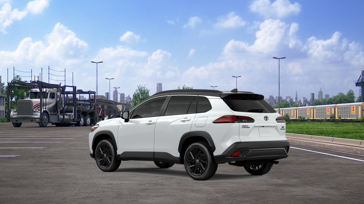 New 2026 Wind Chill Pearl with Jet Black roof Toyota Hybrid XSE image 16