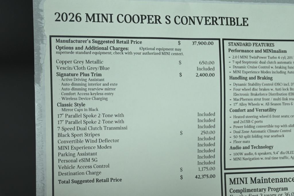 New 2026 Brown MINI Signature Plus image 32
