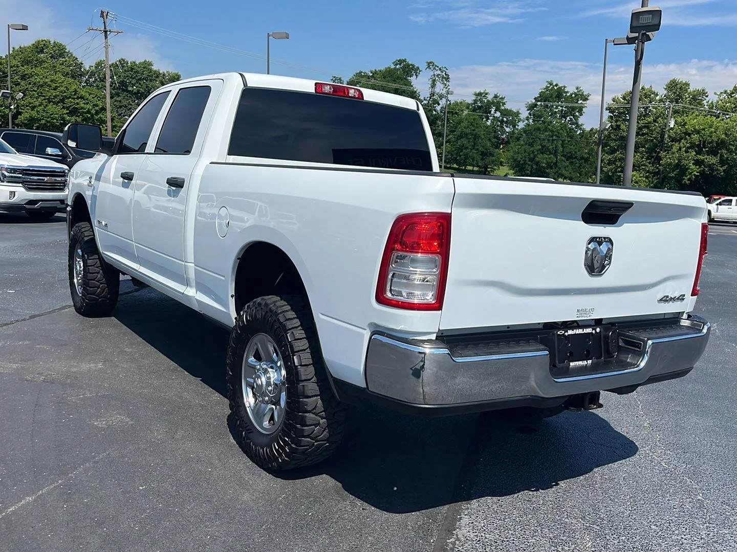 Used 2022 Bright White Clearcoat Ram Tradesman image 4