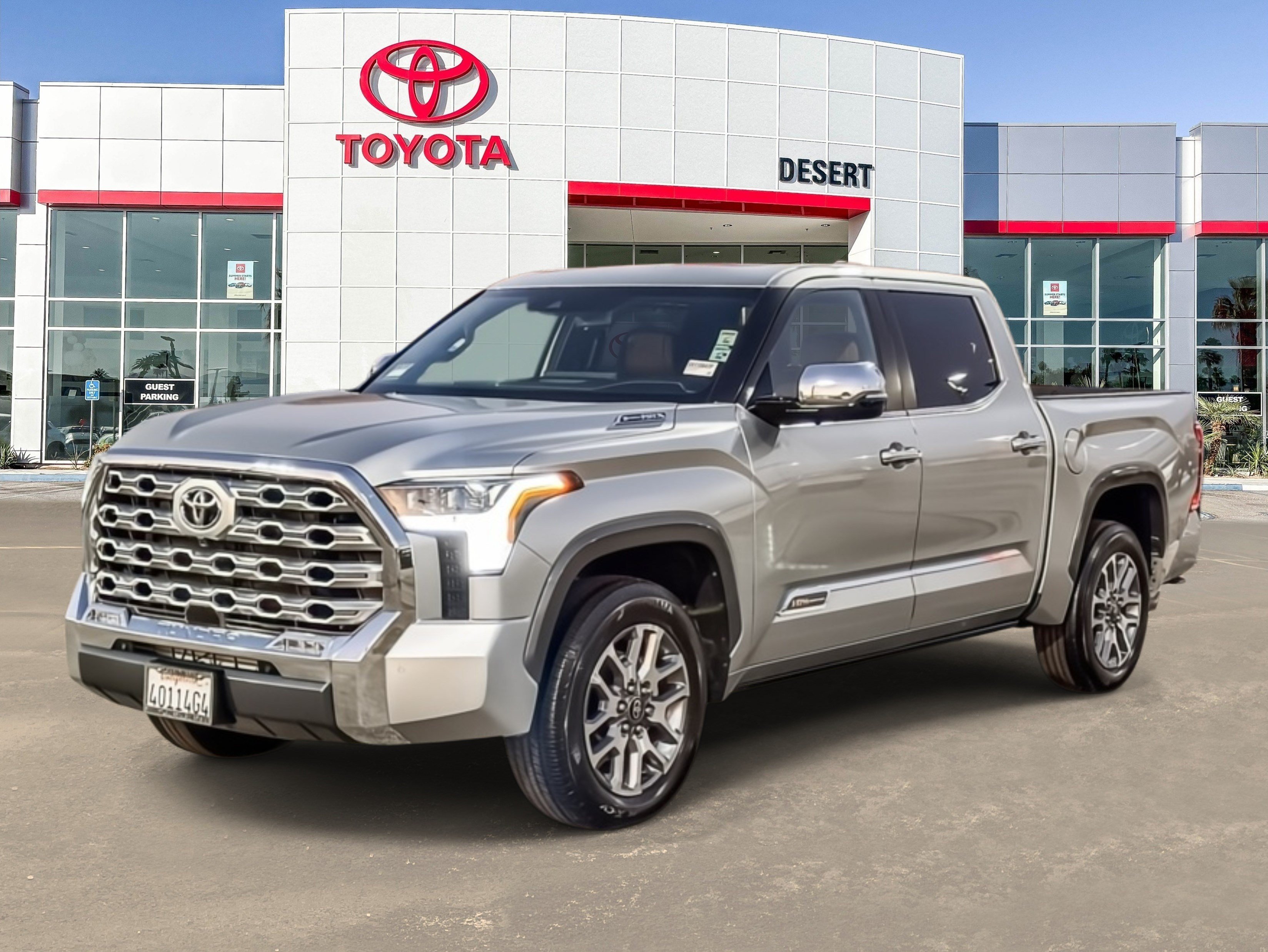 Certified Used 2025 Celestial Silver Metallic Toyota 1794 Edition Hybrid image 3
