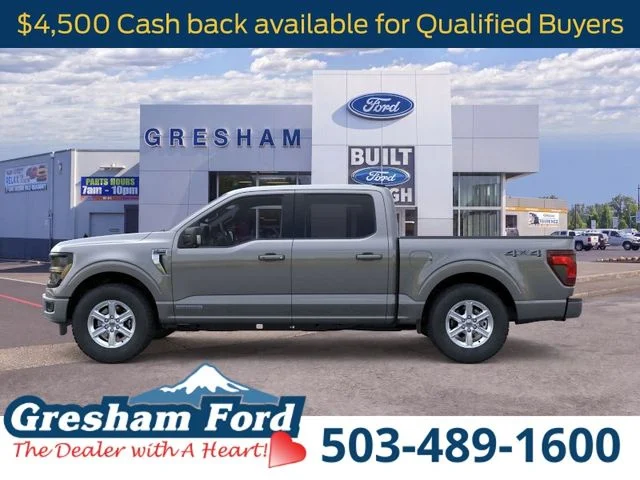 New 2026 Carbonized Gray Metallic Ford XLT image 3