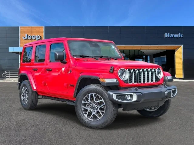 Used 2026 Red Jeep Sahara image 1
