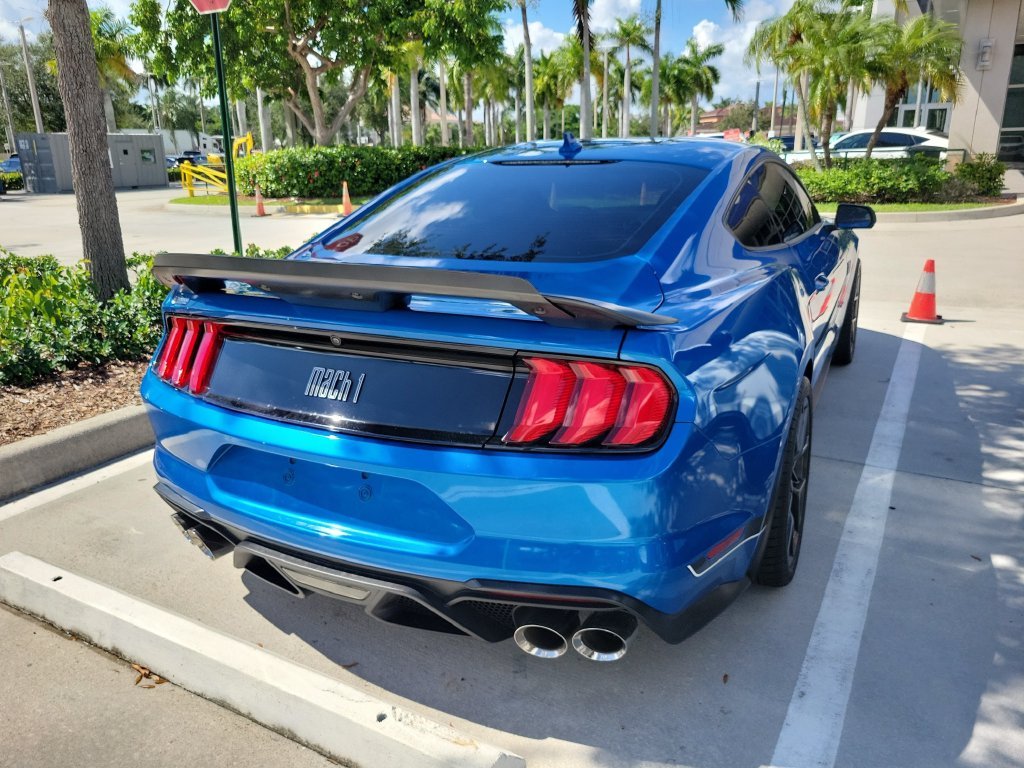 Used 2021 Blue Ford Mach 1 image 9