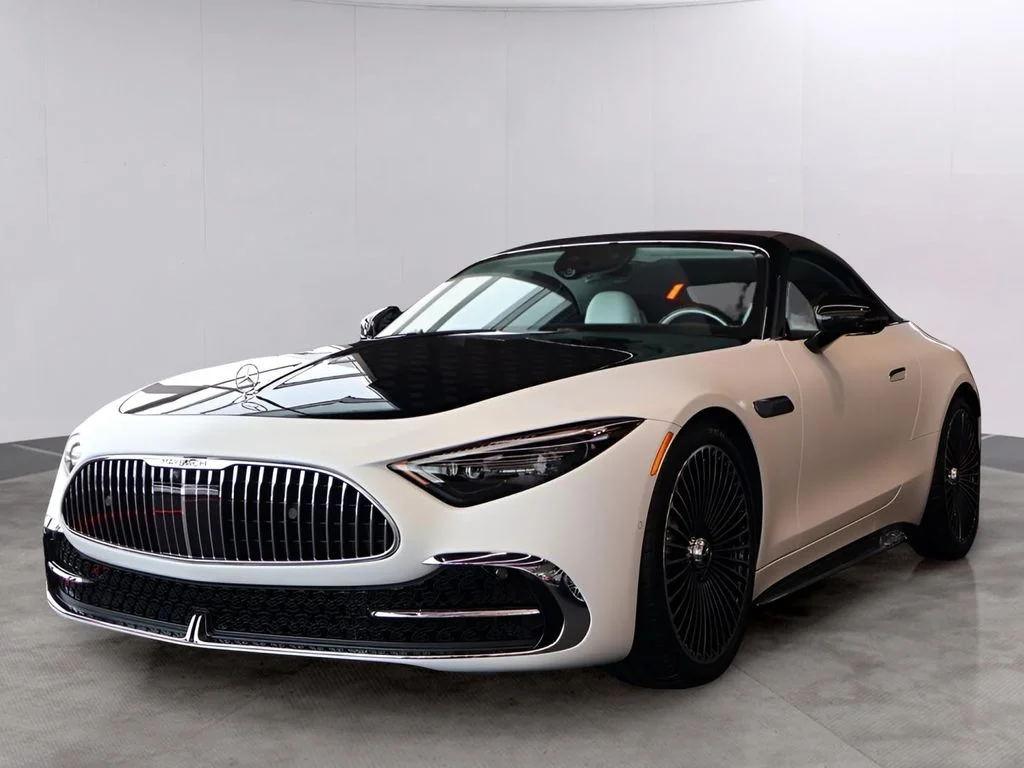 New 2026 MANUFAKTUR moonlight white magno (White Ambiance) Mercedes-Benz Maybach SL 680 image 3