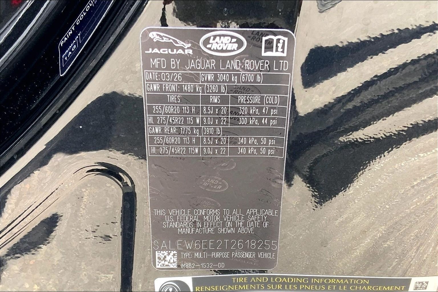 New 2026 Santorini Black Land Rover V8 image 18