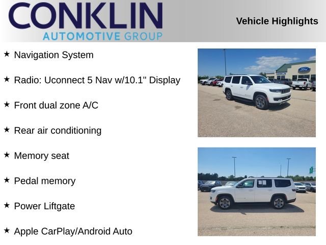 Used 2024 Bright White Clearcoat Jeep Series II image 2