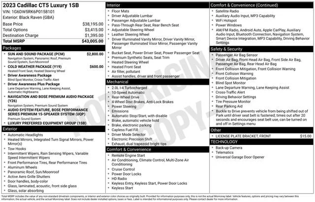 Used 2023 Black Raven CADILLAC Luxury image 34