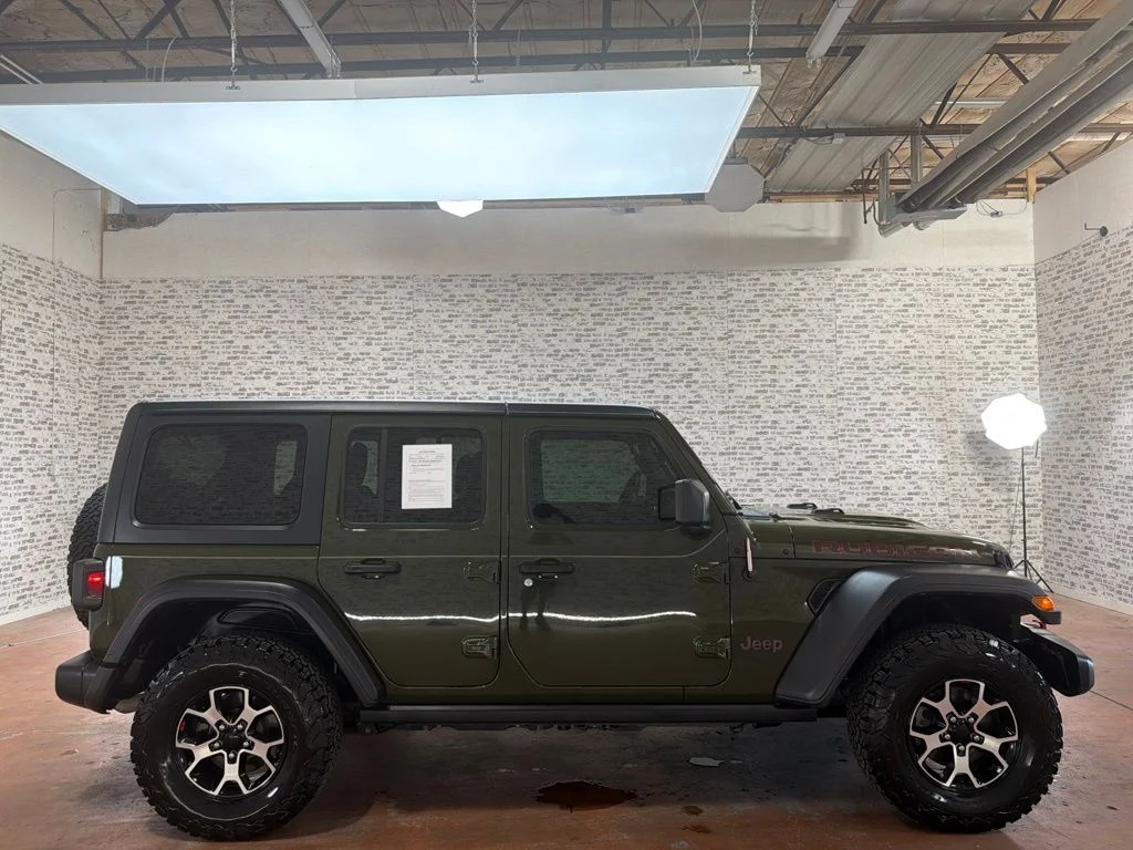 Used 2021 Sarge Green Clearcoat Jeep Unlimited Rubicon image 8