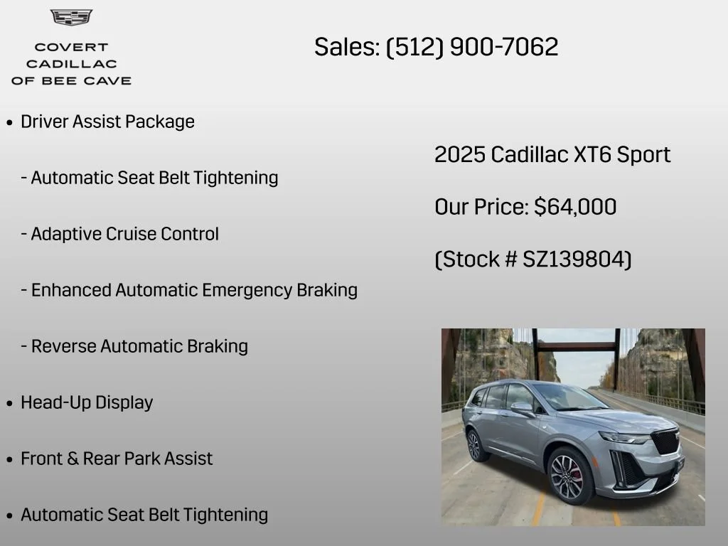 2025 Cadillac XT6 Sport - Photo 18