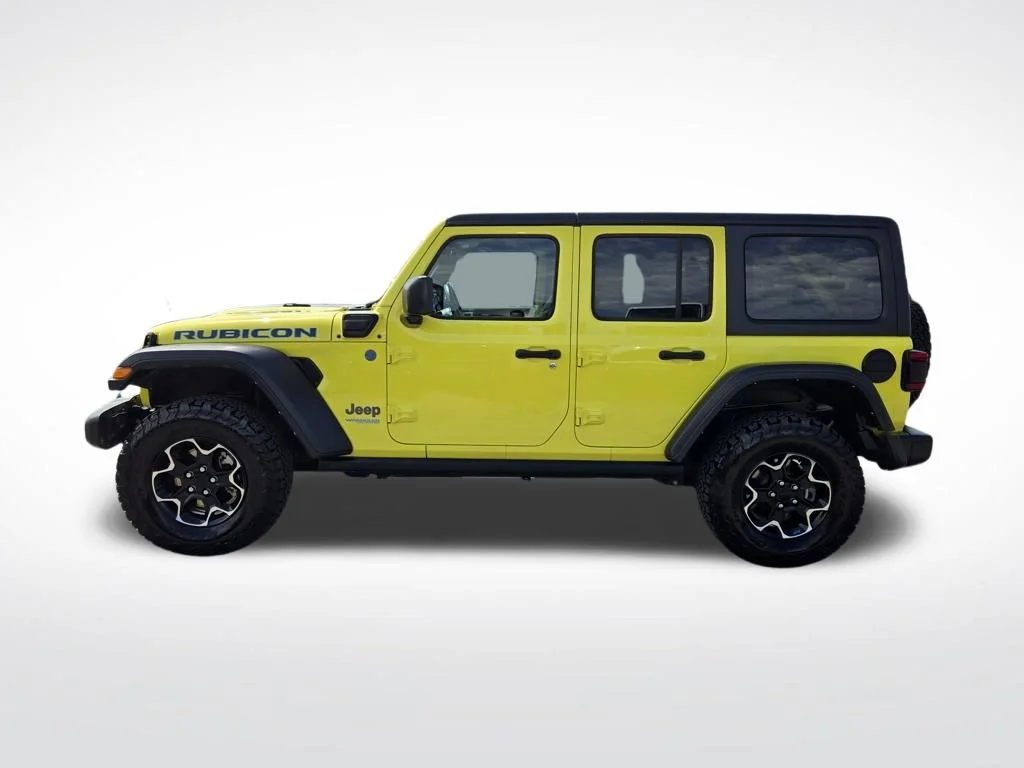 Used 2022 Yellow Jeep Unlimited Rubicon 4xe image 7