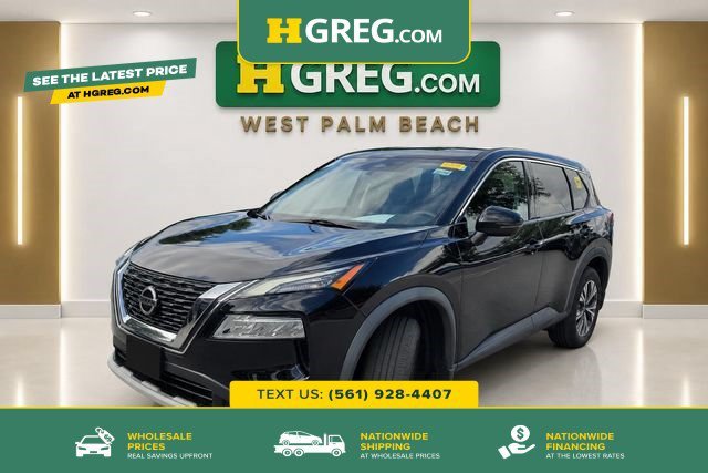 Used 2021 Super Black Nissan SV image 1
