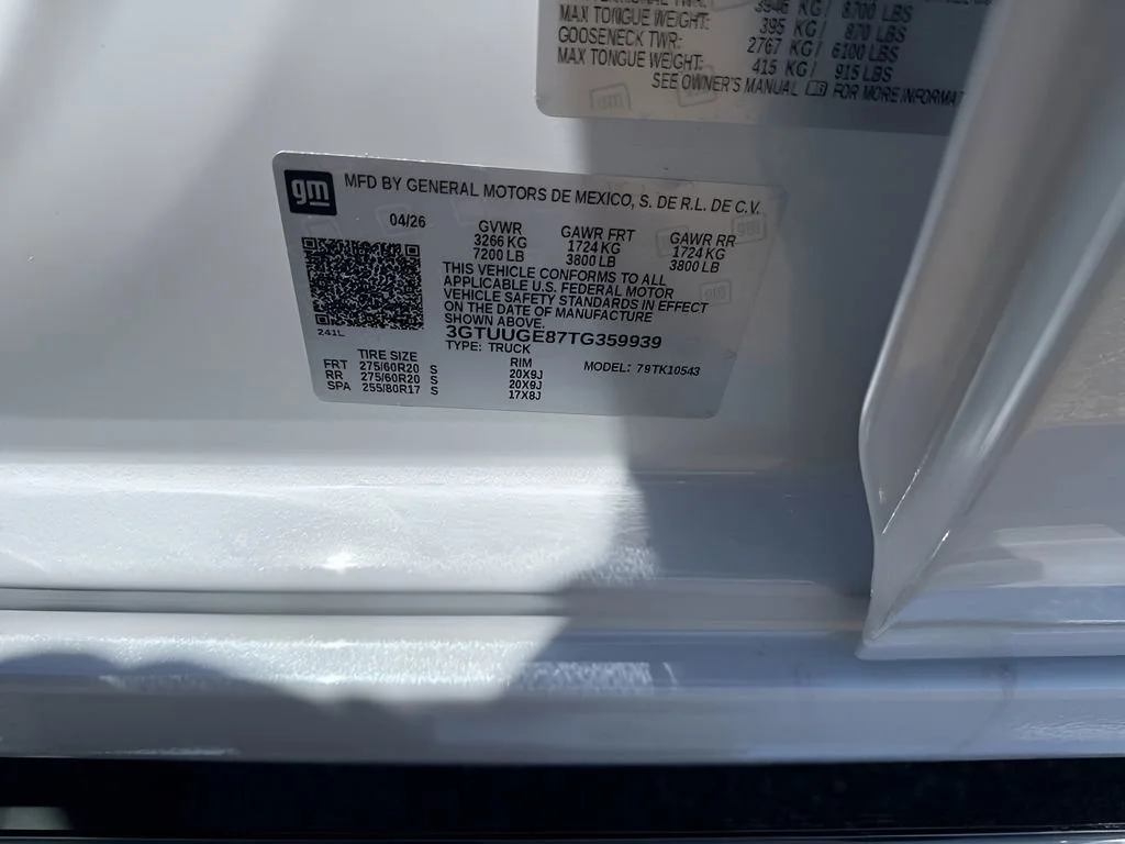 New 2026 Glacier White Tricoat GMC Denali image 36
