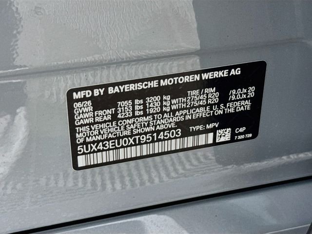 New 2026 Gray Metallic BMW xDrive50e image 33