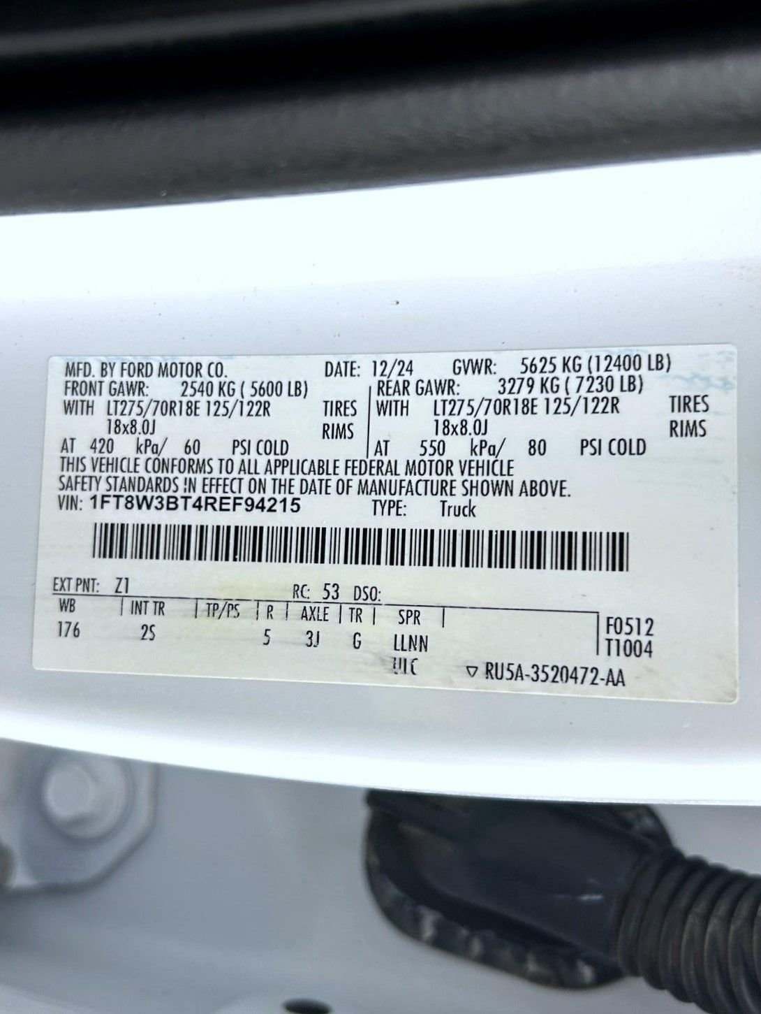 Used 2024 White Ford XLT image 26