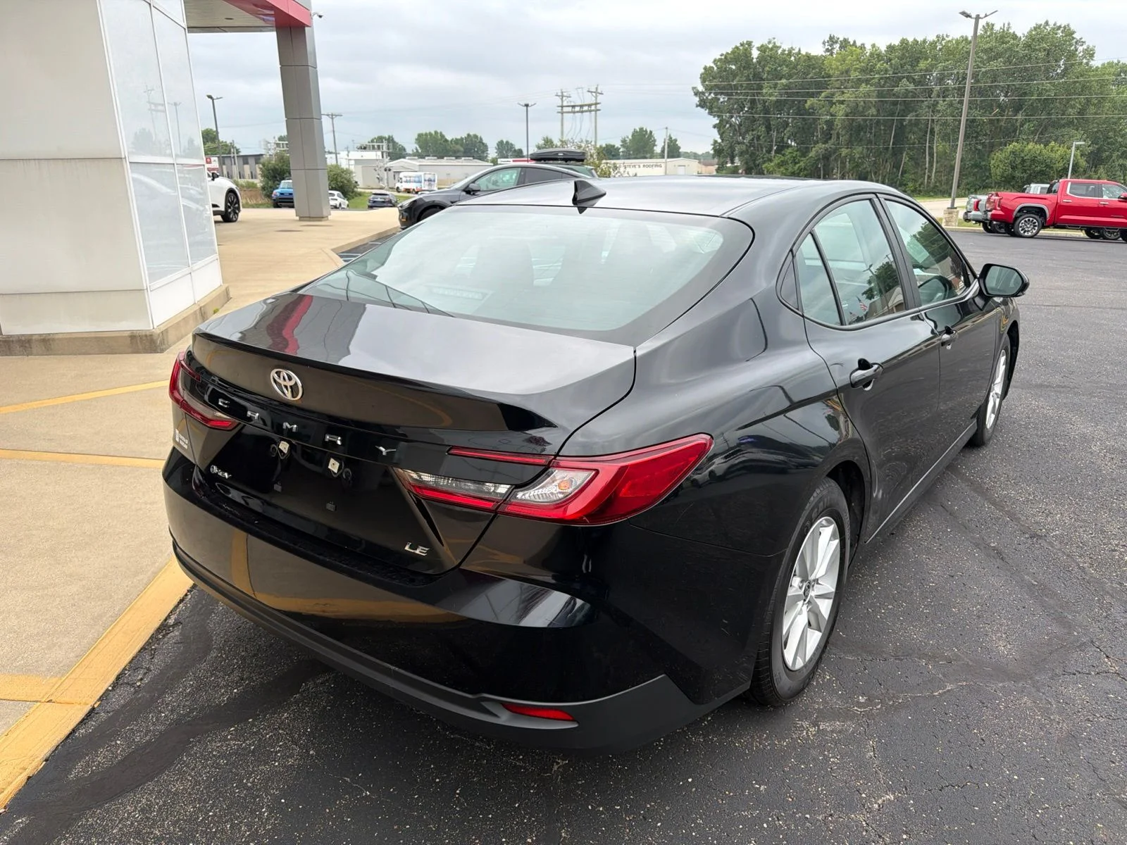 Used 2025 Black Toyota LE image 5