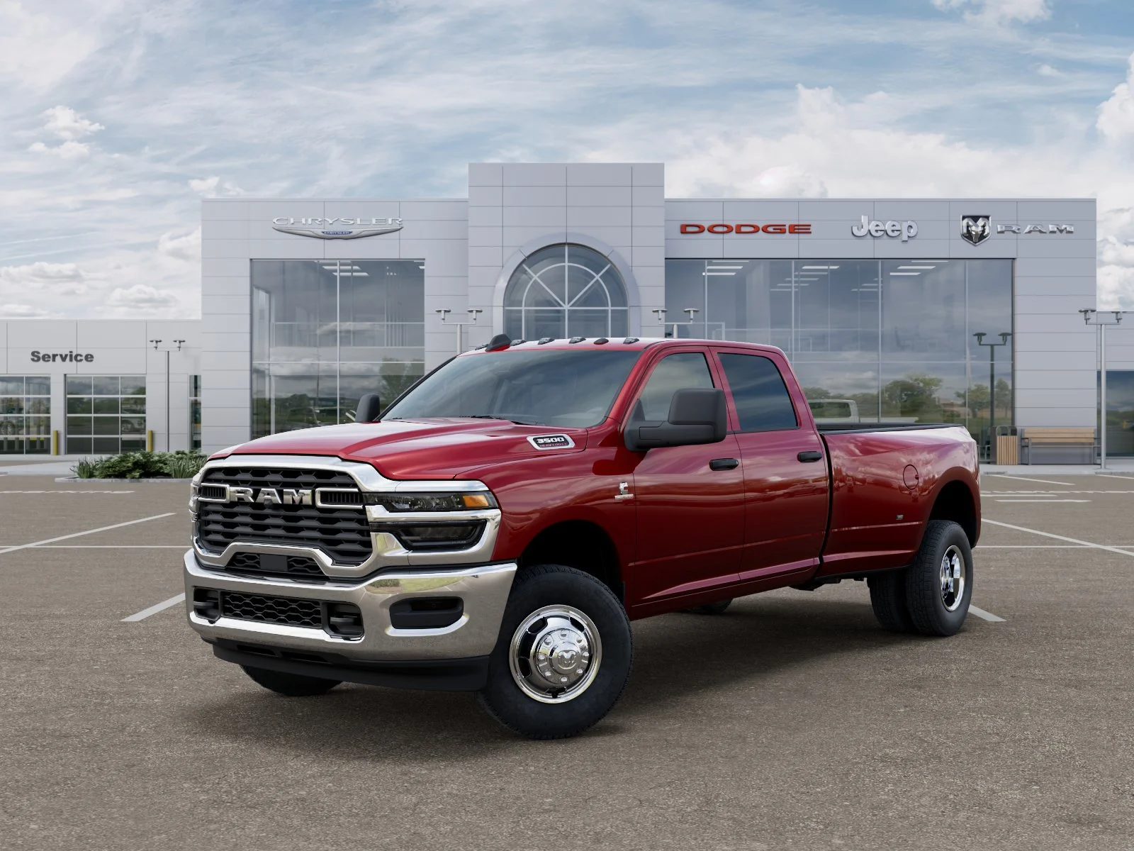New 2026 Molten Red Pearl-Coat Exterior Paint RAM Tradesman image 10