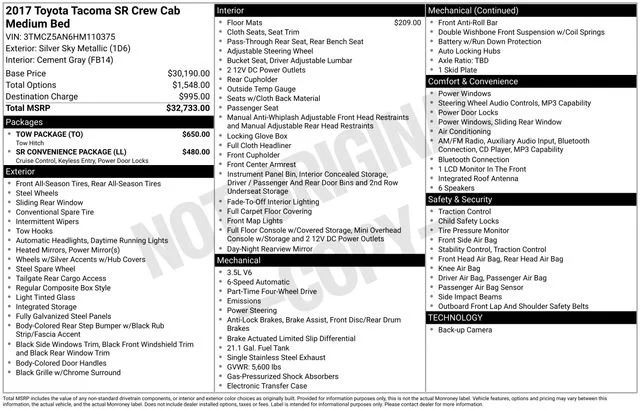 Used 2017 Silver Toyota SR image 6