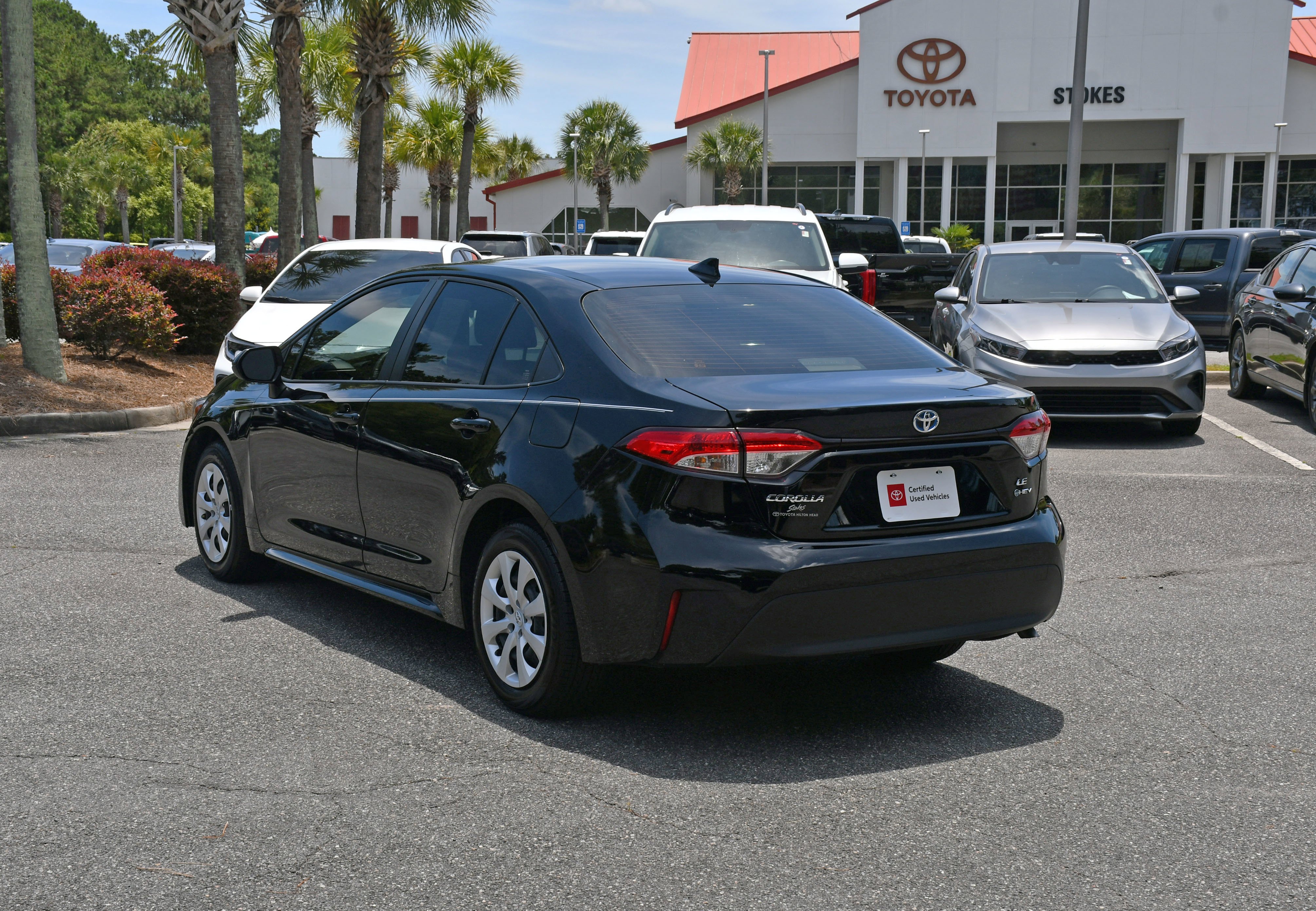 Used 2025 Black Toyota LE image 2