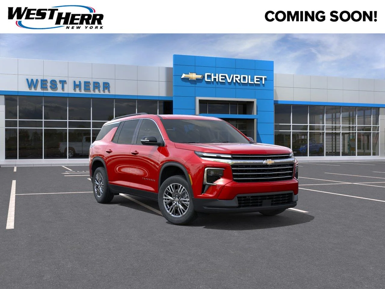 Used 2026 Radiant Red Tintcoat Chevrolet AWD LT image 1