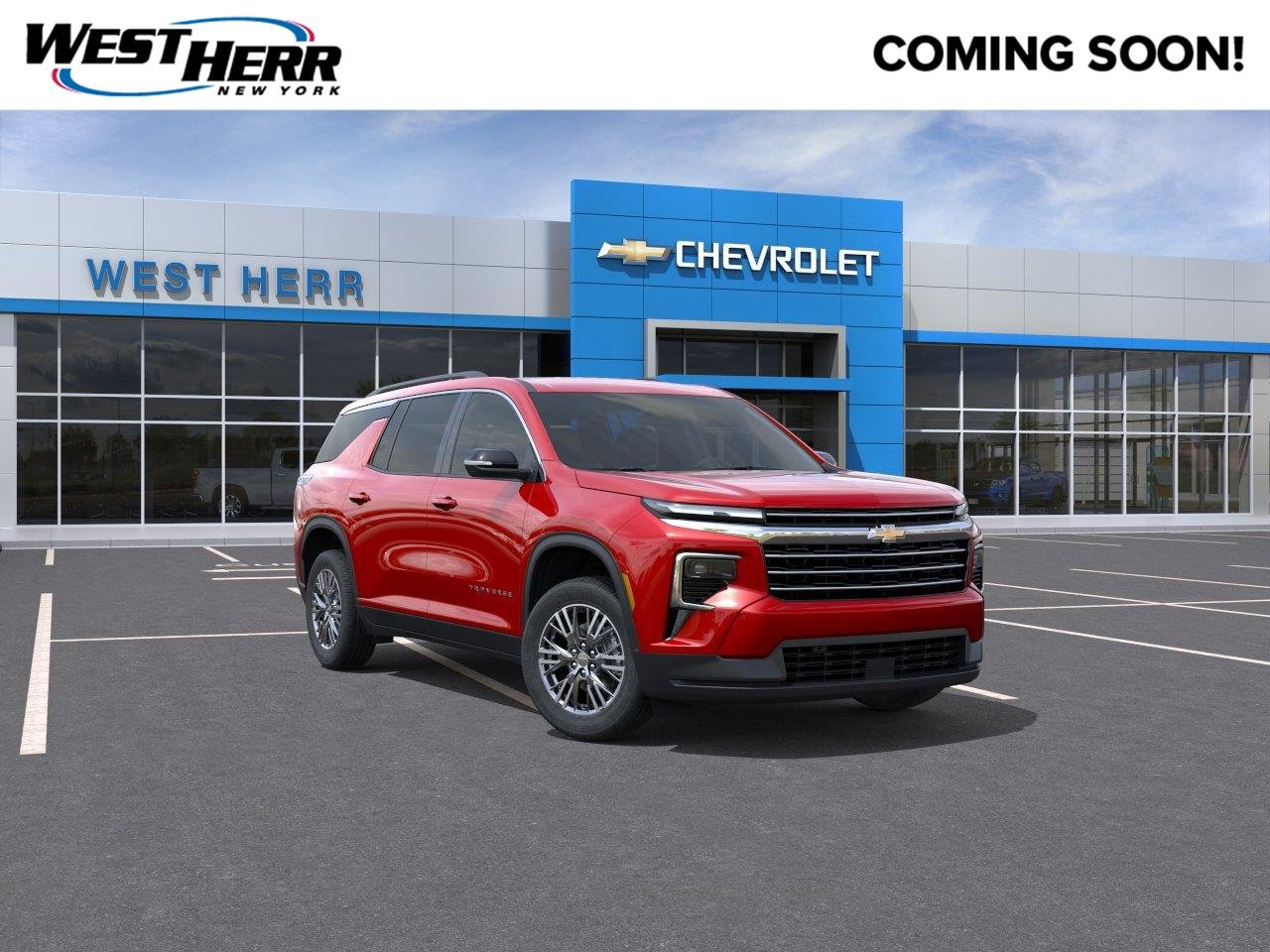 Used 2026 Radiant Red Tintcoat Chevrolet AWD LT image 1