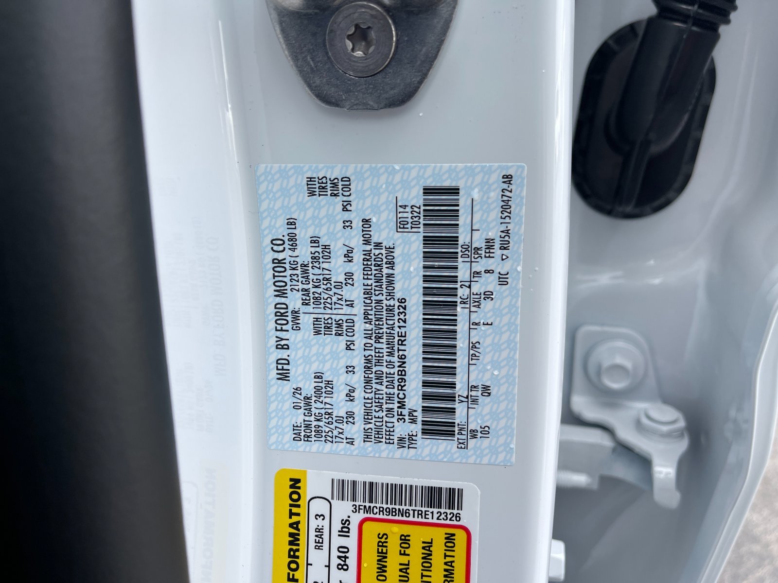 New 2026 Oxford White Ford Big Bend® image 31