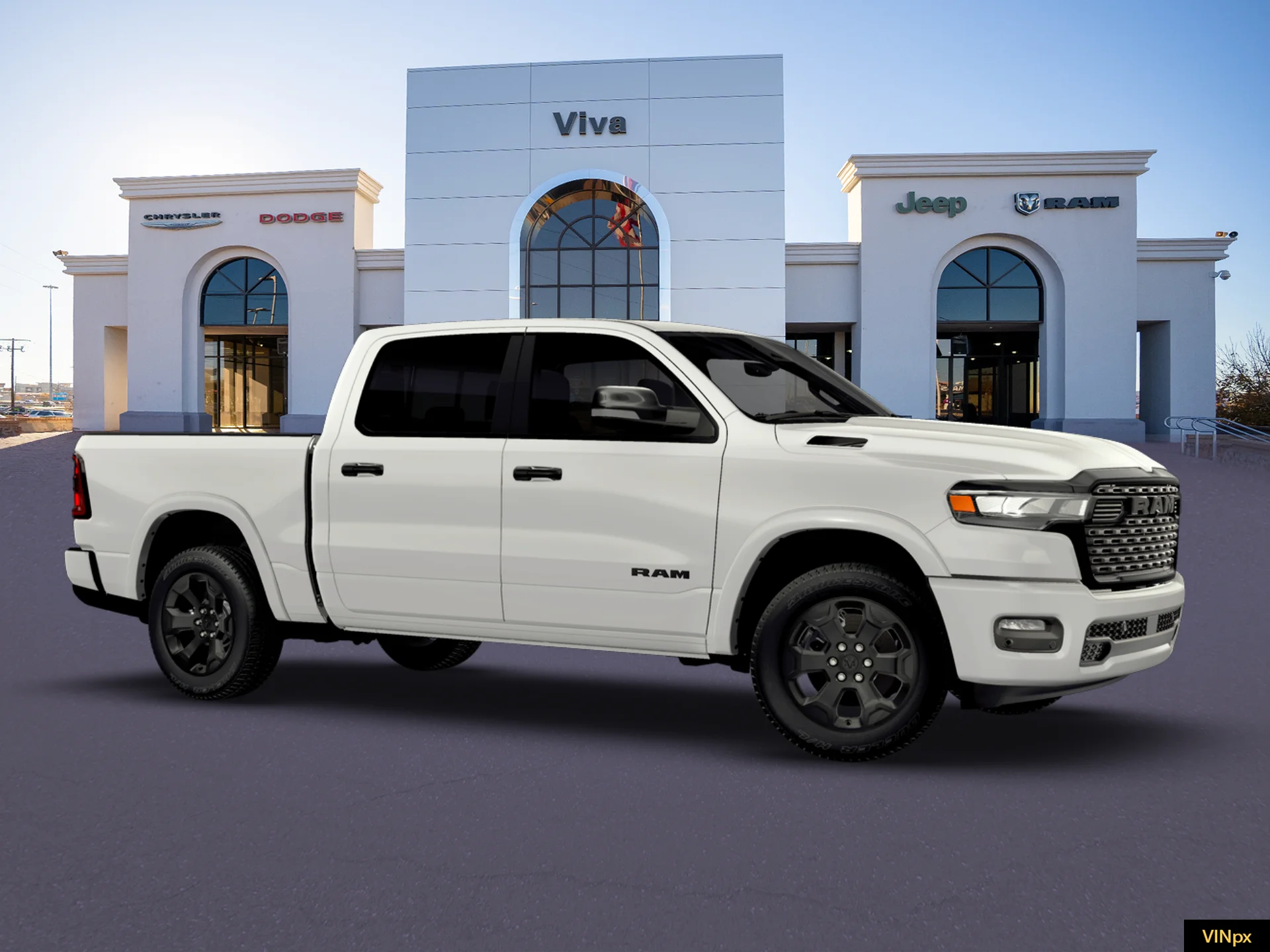 New 2026 Bright White Clear-Coat Exterior Paint RAM LONE STAR image 10