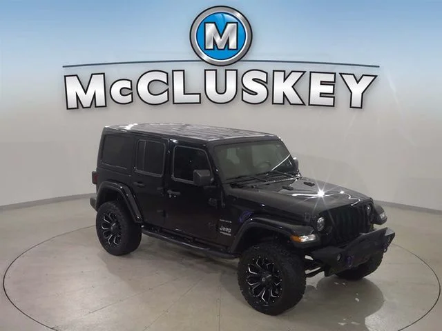 Used 2018 Black Jeep Unlimited Sahara image 33