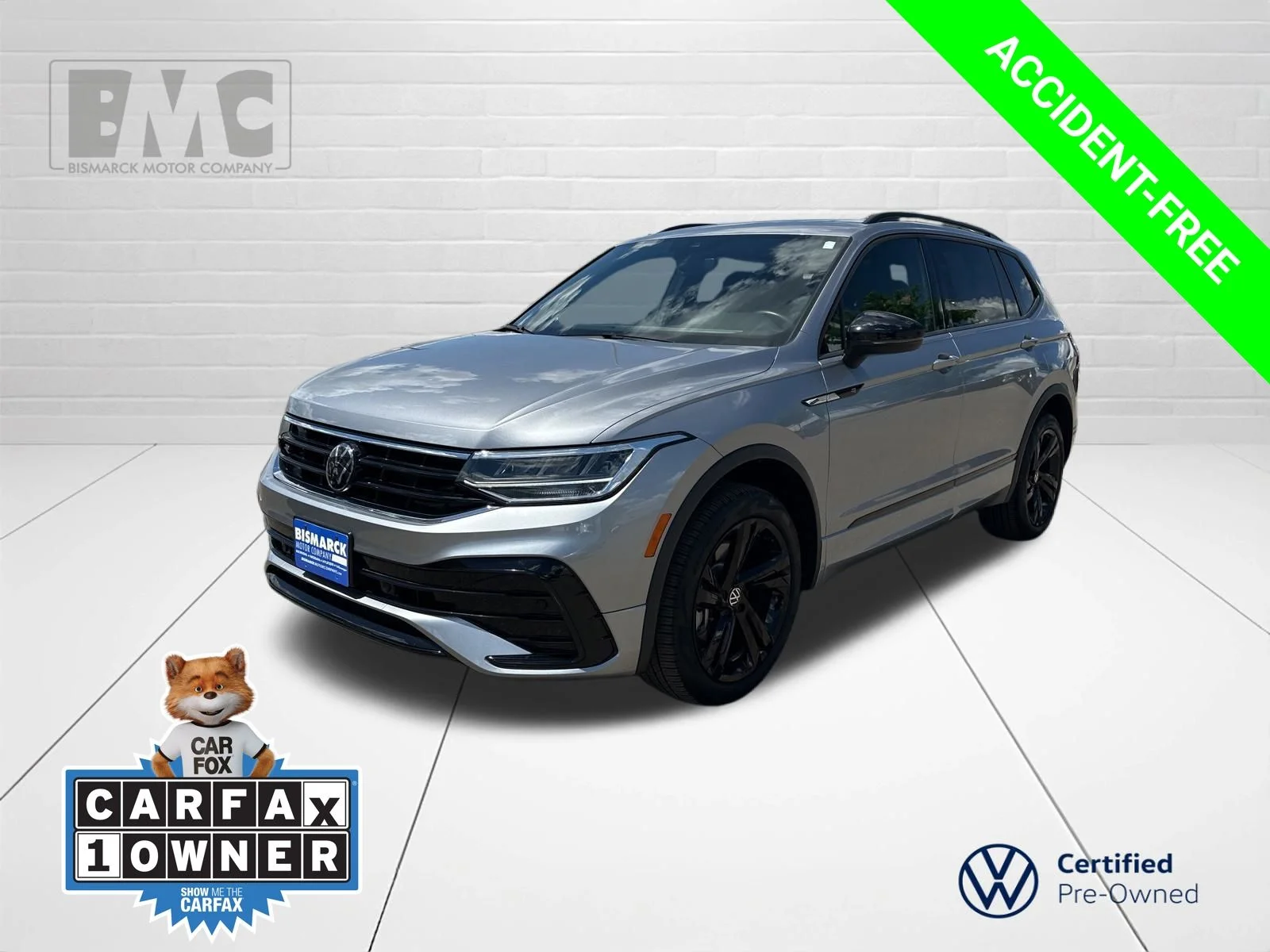 Certified Used 2024 Silver Volkswagen 2.0T SE R-Line Black image 1