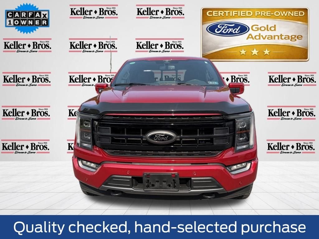 Certified Used 2023 Red Ford Lariat image 2