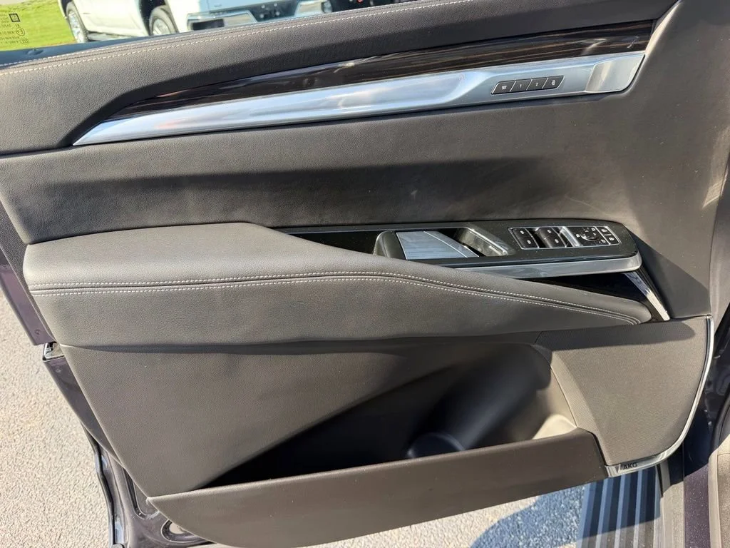 Used 2025 Galactic Gray Metallic Cadillac Premium Luxury image 22